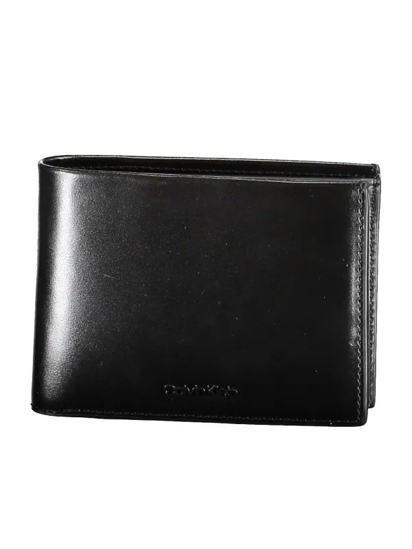 "Calvin Klein Brieftaschen im Sale | Calvin Klein Herren RFID Leder Brieftasche Schwarz online kaufen"|Planet-Deluxe