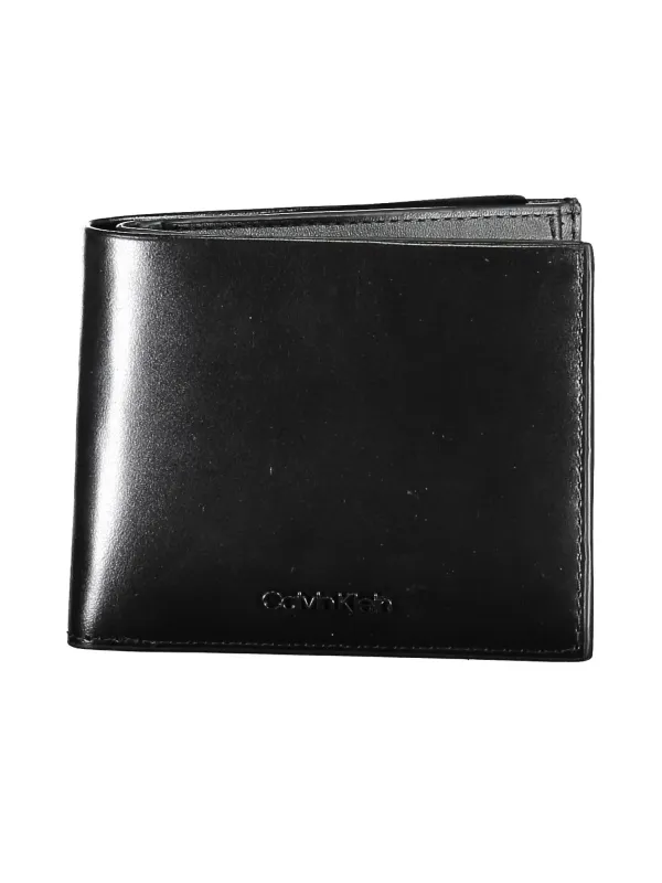 "Calvin Klein Brieftaschen im Sale | Calvin Klein Leder RFID Brieftasche - Dunkelgrau online kaufen"|Planet-Deluxe