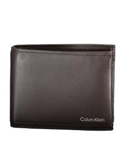 Calvin Klein Herrenlederbrieftasche Braun RFID-sicher