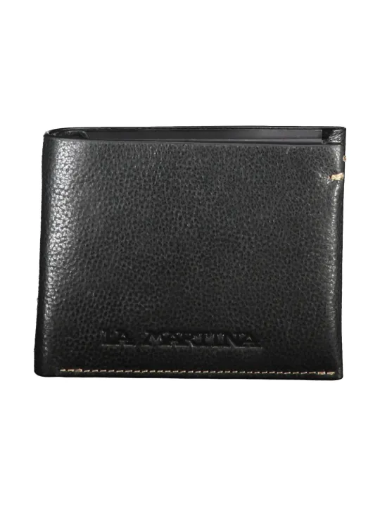 "LA MARTINA Brieftaschen im Sale | La Martina Elegante Schwarze Lederbrieftasche online kaufen"|Planet-Deluxe