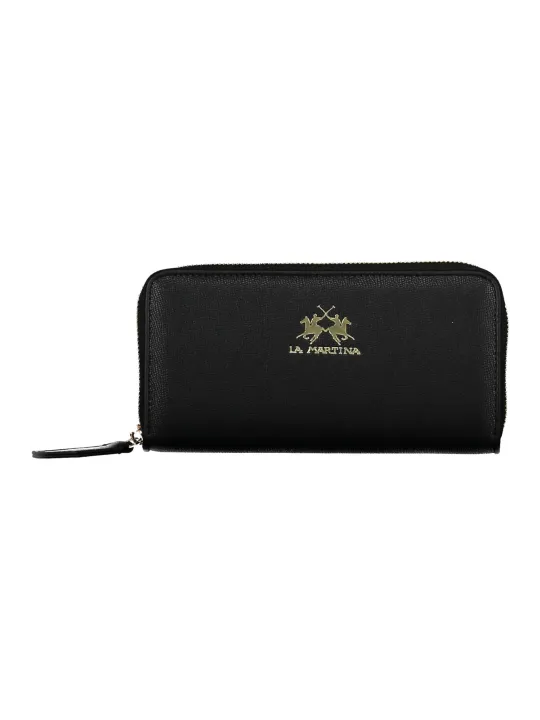 Elegante LA MARTINA Geldbörse in Schwarz - LMPD01156T