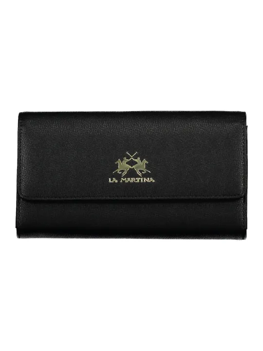 Elegante LA MARTINA Geldbörse in Schwarz - LMPD01157T