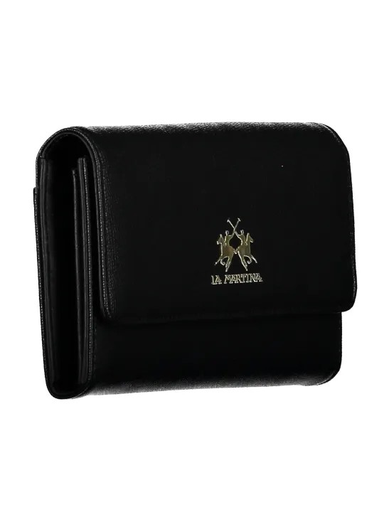 Elegante LA MARTINA Geldbörse in Schwarz - LMPD01157T