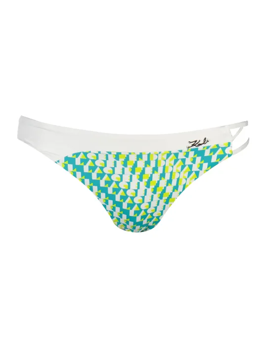 "Karl Lagerfeld Beachwear Startseite im Sale | KARL LAGERFELD BEACHWEAR BADEANZUG UNTERTEIL FRAU GRÜN online kaufen"|Planet-Deluxe