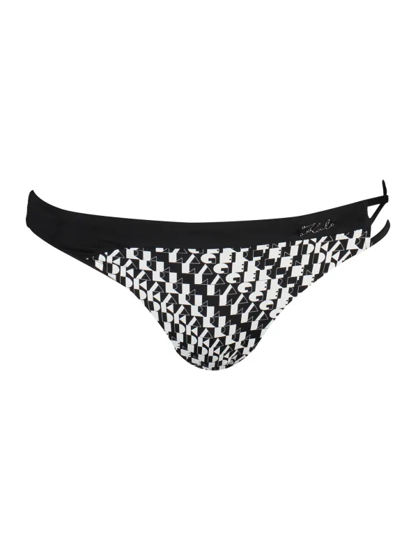 "Karl Lagerfeld Beachwear Badeanzüge & Bikinis im Sale | Karl Lagerfeld Beachwear KL20WBT28_NERO_BLACK online kaufen"|Planet-Deluxe
