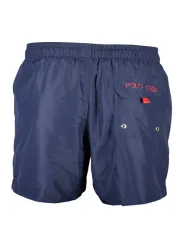 "LA MARTINA Badehosen im Sale | LA MARTINA Herren Badehose Blau mit Logo online kaufen"|Planet-Deluxe