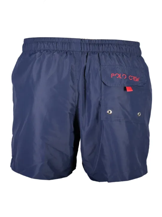 "LA MARTINA Badehosen im Sale | LA MARTINA Herren Badehose Blau mit Logo online kaufen"|Planet-Deluxe