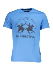"LA MARTINA T-Shirts im Sale | LA MARTINA BLAUES MANN-KURZARM-T-SHIRT online kaufen"|Planet-Deluxe