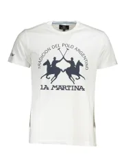 "LA MARTINA T-Shirts im Sale | LA MARTINA WHITE HERREN-KURZARM-T-SHIRT online kaufen"|Planet-Deluxe