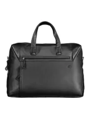 "PIQUADRO Einzelstücke & Seltenheiten im Sale | PIQUADRO Elegante Leder-Aktentasche Schwarz online kaufen"|Planet-Deluxe