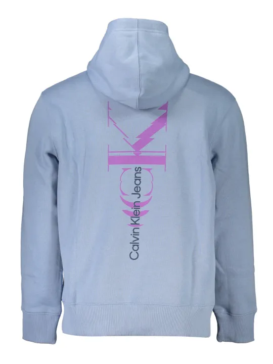 "Calvin Klein Startseite im Sale | CALVIN KLEIN SWEATSHIRT OHNE REISSVERSCHLUSS MANN BLAU online kaufen"|Planet-Deluxe