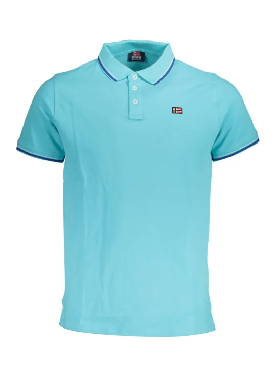 "NORWAY 1963 Startseite im Sale | NORWEGEN 1963 HELLBLAUES KURZÄRMELIGES POLOSHIRT FÜR HERREN online kaufen"|Planet-Deluxe