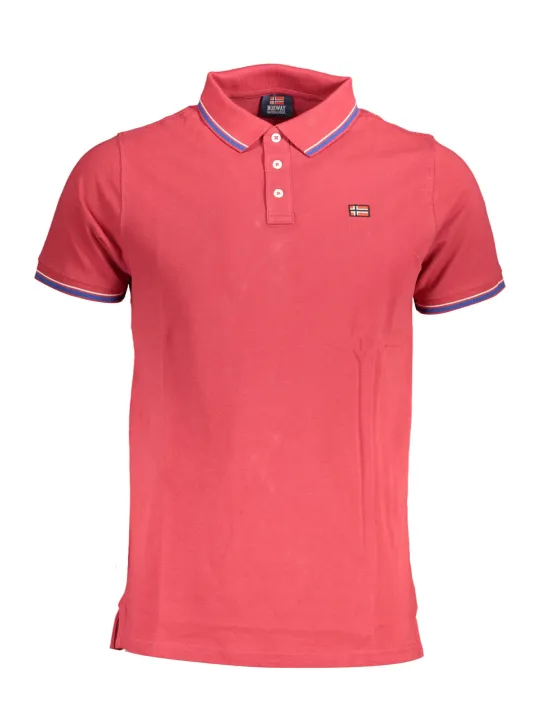 "NORWAY 1963 Startseite im Sale | NORWEGEN 1963 HERREN-KURZÄRMELIGES POLOSHIRT ROT online kaufen"|Planet-Deluxe