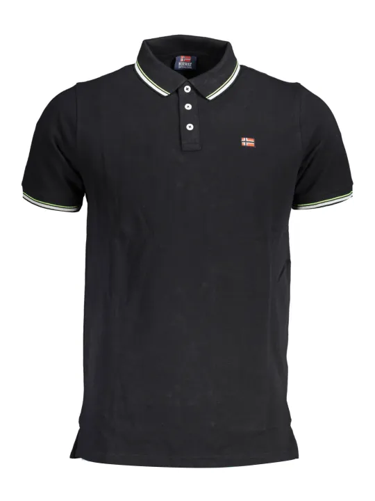"NORWAY 1963 Startseite im Sale | NORWEGEN 1963 SCHWARZES KURZÄRMELIGES HERREN-POLOSHIRT online kaufen"|Planet-Deluxe