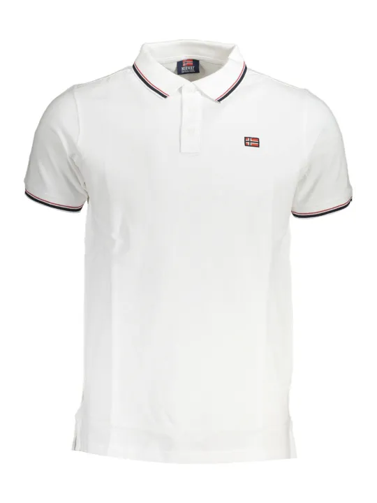 "NORWAY 1963 Startseite im Sale | NORWEGEN 1963 WEISSES KURZÄRMELIGES POLOSHIRT FÜR HERREN online kaufen"|Planet-Deluxe