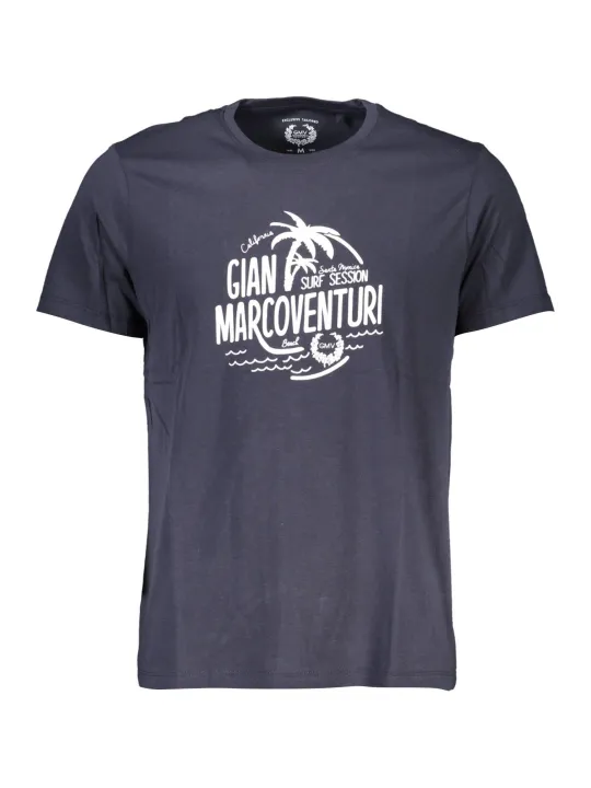 "GIAN MARCO VENTURI Startseite im Sale | GIAN MARCO VENTURI HERREN-KURZÄRMELIGES T-SHIRT BLAU online kaufen"|Planet-Deluxe