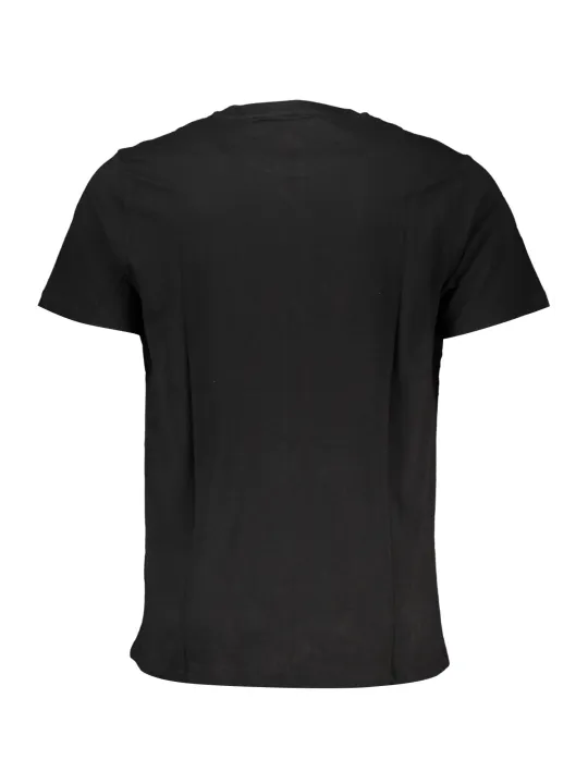 "GIAN MARCO VENTURI T-Shirts im Sale | GIAN MARCO VENTURI SCHWARZES MANN-KURZARM-T-SHIRT online kaufen"|Planet-Deluxe