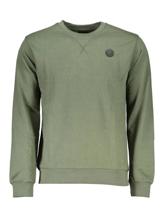 "GIAN MARCO VENTURI Startseite im Sale | GIAN MARCO VENTURI GRÜNES SWEATSHIRT FÜR HERREN OHNE REISSVERSCHLUSS online kaufen"|Planet-Deluxe
