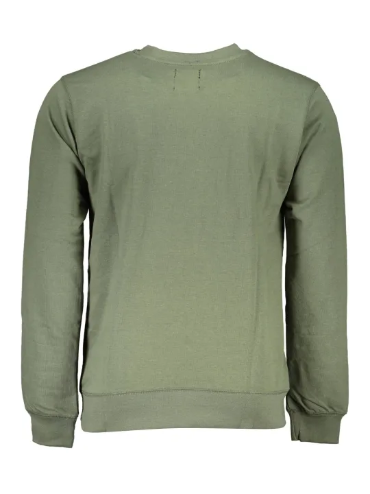 "GIAN MARCO VENTURI Startseite im Sale | GIAN MARCO VENTURI GRÜNES SWEATSHIRT FÜR HERREN OHNE REISSVERSCHLUSS online kaufen"|Planet-Deluxe