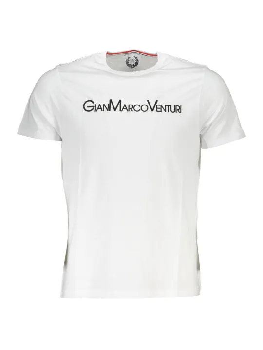 "GIAN MARCO VENTURI T-Shirts im Sale | Calimero Weiß-Schwarz T-Shirt von Gian Marco Venturi online kaufen"|Planet-Deluxe