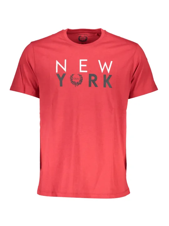 "GIAN MARCO VENTURI Startseite im Sale | GIAN MARCO VENTURI T-SHIRT KURZARM HERREN ROT online kaufen"|Planet-Deluxe