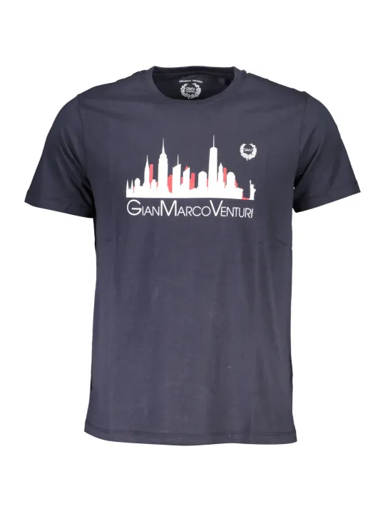 "GIAN MARCO VENTURI T-Shirts im Sale | Venturi Nachtblau Komfort TShirt online kaufen"|Planet-Deluxe