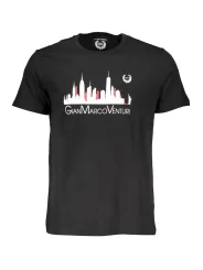 "GIAN MARCO VENTURI T-Shirts im Sale | Gian Marco Venturi Alvaro Schwarz T-Shirt online kaufen"|Planet-Deluxe