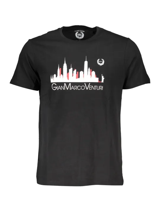 "GIAN MARCO VENTURI T-Shirts im Sale | Gian Marco Venturi Alvaro Schwarz T-Shirt online kaufen"|Planet-Deluxe