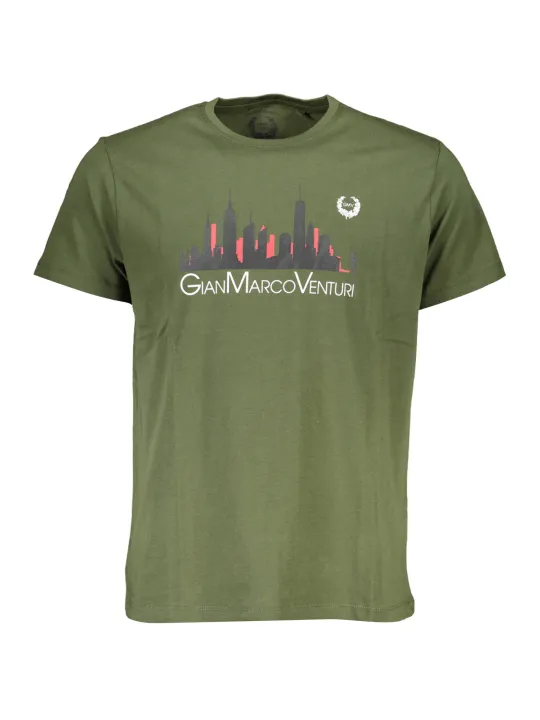 "GIAN MARCO VENTURI T-Shirts im Sale | Gian Marco Venturi Alvaro Military Green TShirt online kaufen"|Planet-Deluxe