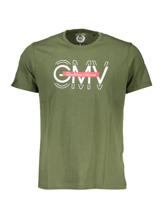 "GIAN MARCO VENTURI T-Shirts im Sale | Gian Marco Venturi Military Green T-Shirt online kaufen"|Planet-Deluxe