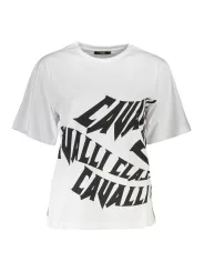 "Cavalli Class Startseite im Sale | CAVALLI CLASS T-SHIRT KURZARM DAMEN WEISS online kaufen"|Planet-Deluxe