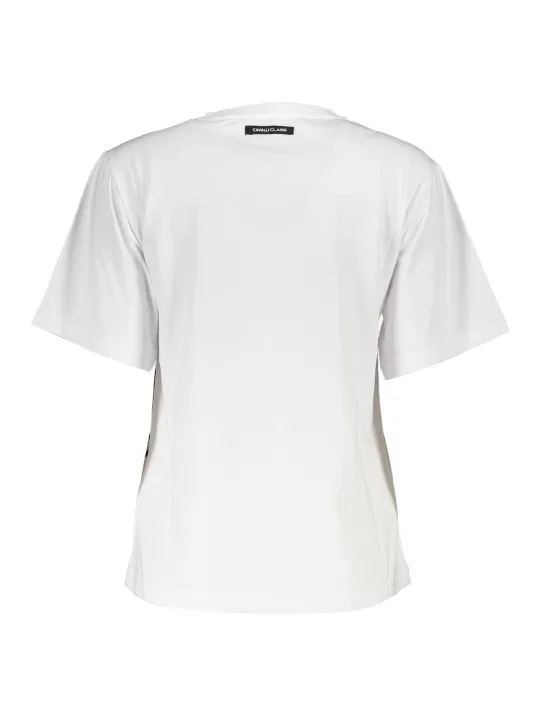 "Cavalli Class Startseite im Sale | CAVALLI CLASS T-SHIRT KURZARM DAMEN WEISS online kaufen"|Planet-Deluxe