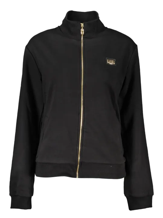 "Cavalli Class Startseite im Sale | CAVALLI CLASS SWEATSHIRT MIT REISSVERSCHLUSS DAMEN SCHWARZ online kaufen"|Planet-Deluxe