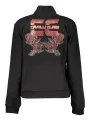 "Cavalli Class Startseite im Sale | CAVALLI CLASS SWEATSHIRT MIT REISSVERSCHLUSS DAMEN SCHWARZ online kaufen"|Planet-Deluxe