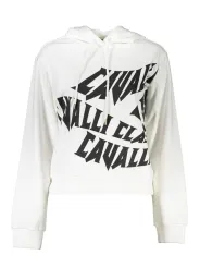 "Cavalli Class Startseite im Sale | CAVALLI CLASS SWEATSHIRT OHNE REISSVERSCHLUSS DAMEN WEISS online kaufen"|Planet-Deluxe