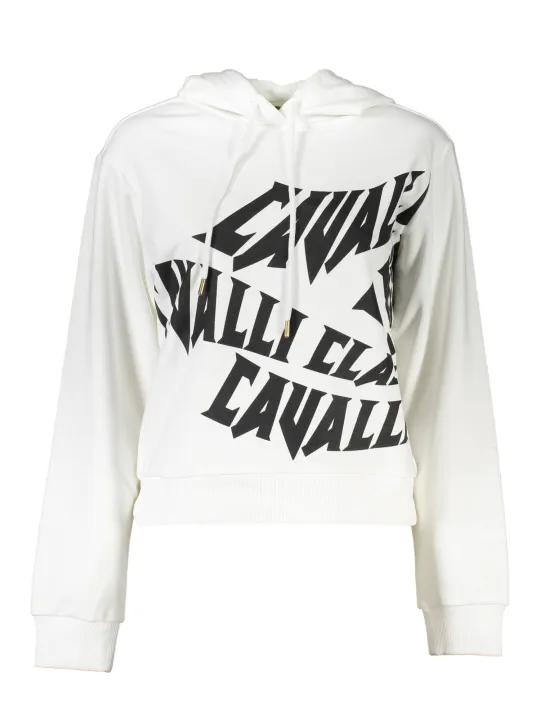 "Cavalli Class Startseite im Sale | CAVALLI CLASS SWEATSHIRT OHNE REISSVERSCHLUSS DAMEN WEISS online kaufen"|Planet-Deluxe