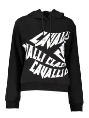 "Cavalli Class Startseite im Sale | CAVALLI CLASS SCHWARZES SWEATSHIRT OHNE REISSVERSCHLUSS online kaufen"|Planet-Deluxe