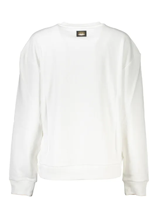 "Cavalli Class Weißes Sweatshirt - Stil & Komfort vereint"
