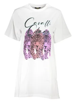 "Cavalli Class Kleid - Eleganz in Weiß"