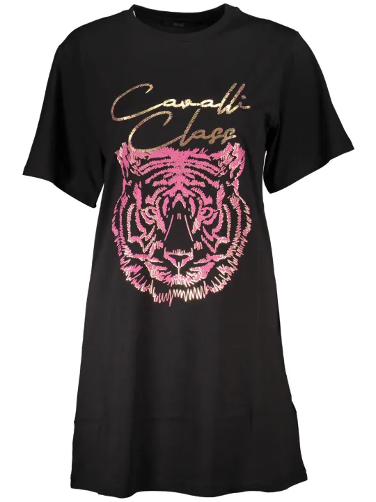"Cavalli Class Startseite im Sale | CAVALLI CLASS T-SHIRT KURZARM DAMEN SCHWARZ online kaufen"|Planet-Deluxe