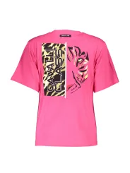 "Cavalli Class Startseite im Sale | CAVALLI CLASS ROSA KURZARM-T-SHIRT FÜR DAMEN online kaufen"|Planet-Deluxe