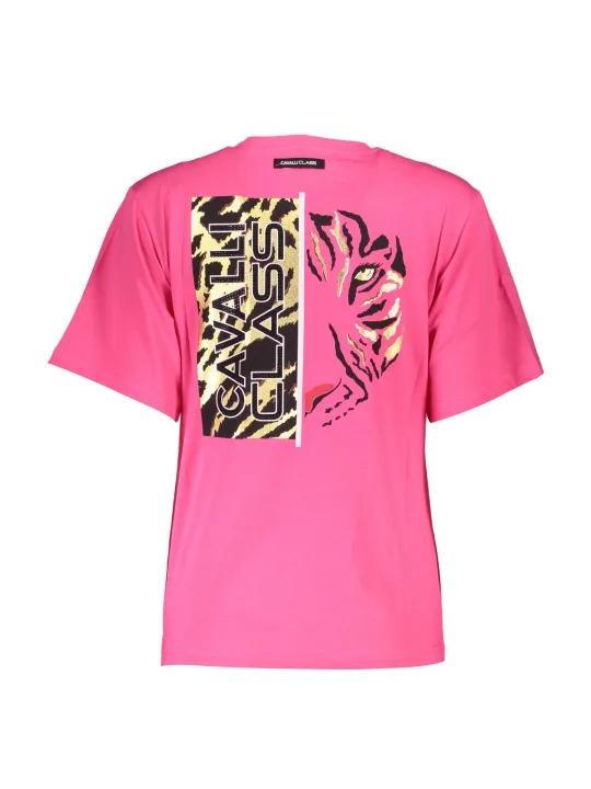 "Cavalli Class Startseite im Sale | CAVALLI CLASS ROSA KURZARM-T-SHIRT FÜR DAMEN online kaufen"|Planet-Deluxe