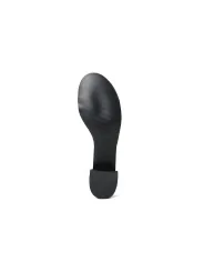 Schwarze flache Schuhsohle für Damen