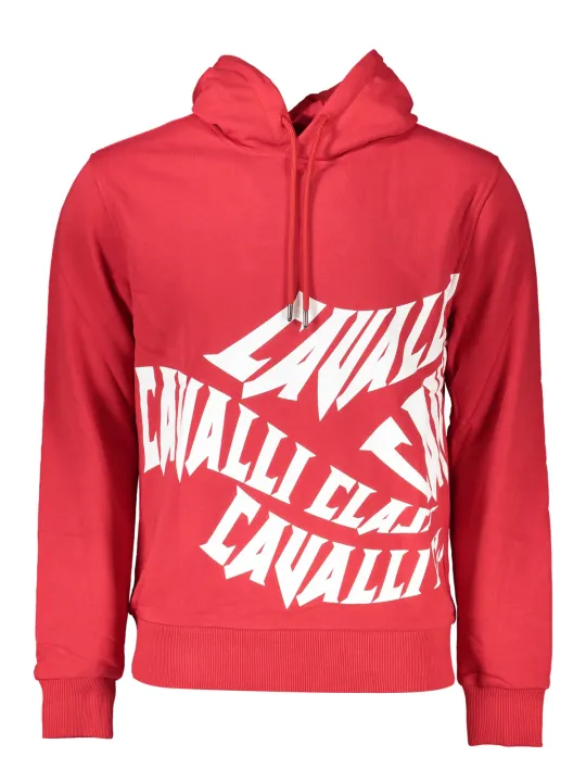 "Cavalli Class Startseite im Sale | CAVALLI CLASS SWEATSHIRT OHNE REISSVERSCHLUSS MANN ROT online kaufen"|Planet-Deluxe