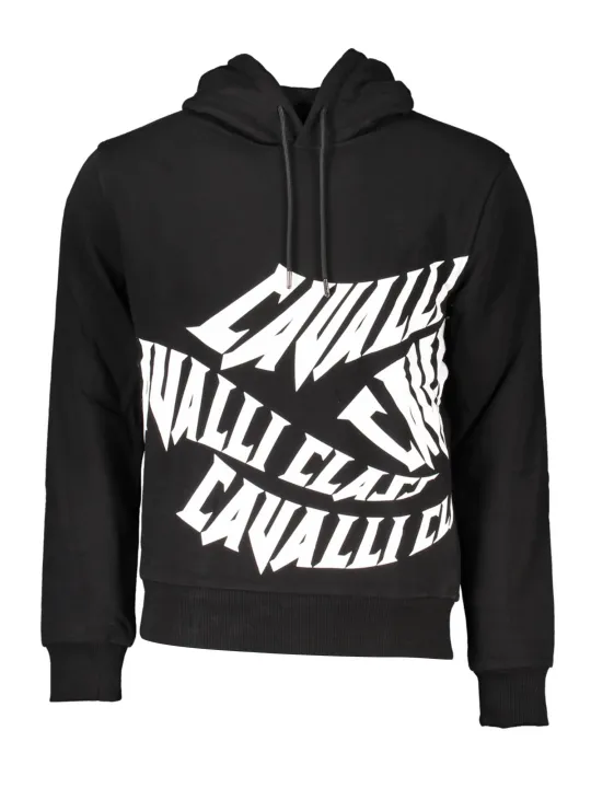 "Cavalli Class Startseite im Sale | CAVALLI CLASS SWEATSHIRT OHNE REISSVERSCHLUSS SCHWARZ HERREN online kaufen"|Planet-Deluxe