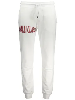 "Cavalli Class: Weiße Komfort-Sporthose für Stil & Bequemlichkeit"
