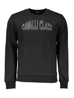 "Luxus-Sweatshirt in Schwarz von Cavalli Class"
