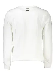 "Cavalli Class Sweatshirts im Sale | Cavalli Class Weißes Baumwoll-Sweatshirt mit Rotem Logo online kaufen"|Planet-Deluxe