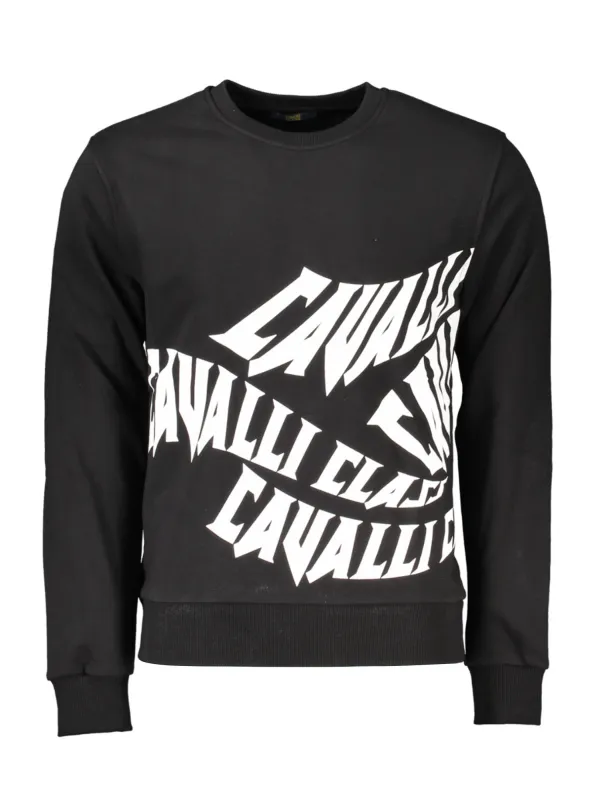 "Cavalli Class Sweatshirts im Sale | Cavalli Class Lux Sweatshirt Schwarz online kaufen"|Planet-Deluxe
