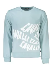 "Cavalli Class Sweatshirts im Sale | Cavalli Class Azurro Sweatshirt für Herren online kaufen"|Planet-Deluxe